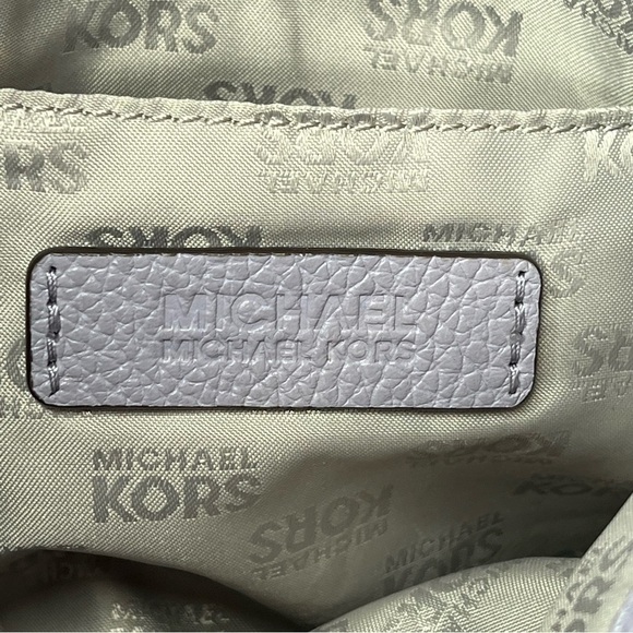 MICHAEL KORS Jet Set Gold Chain Straps Lilac Pebble Leather Shoulder Bag - Picture 11 of 16